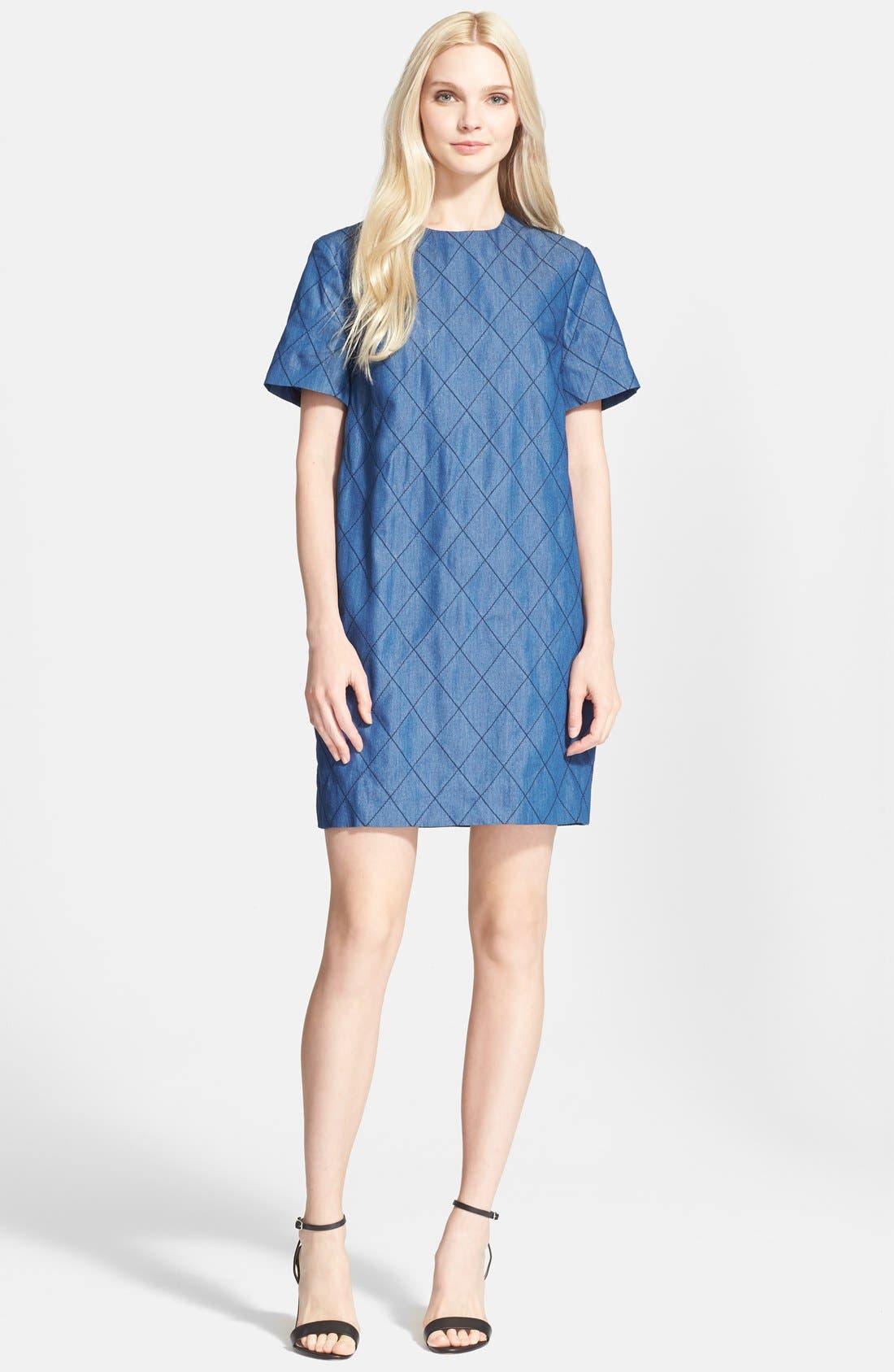 kate spade new york quilted chambray shift dress Nordstrom