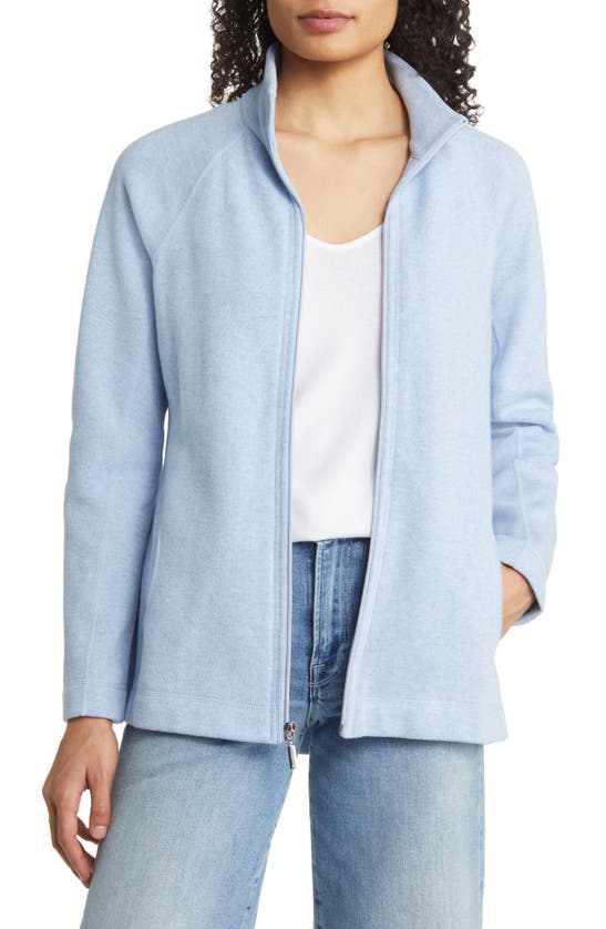 Tommy Bahama New Aruba Zip Front Stretch Cotton Jacket In Light Sky ...