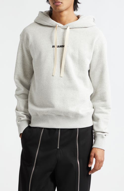 Jil Sander Logo Graphic Hoodie Powder at Nordstrom,