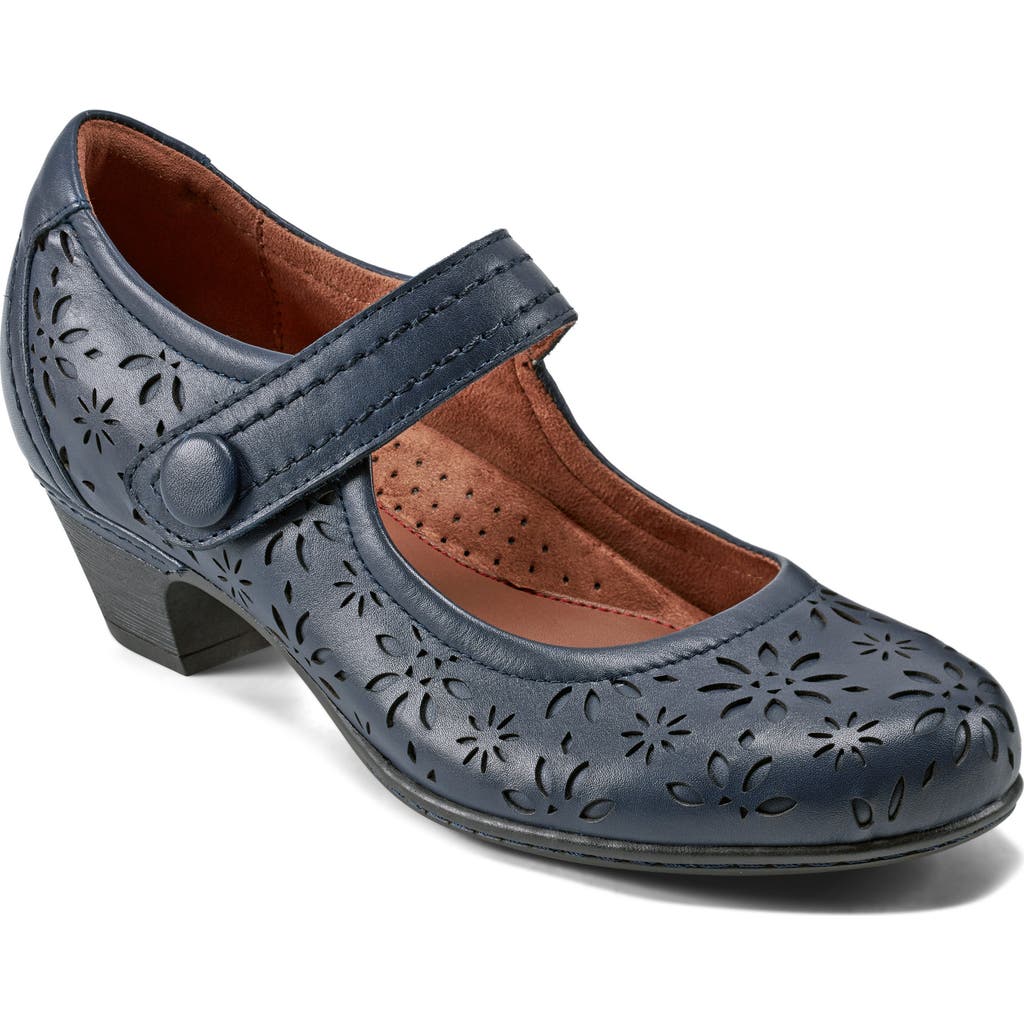 Rockport Cobb Hill Alesia Mary Jane Pump In Dark Blue