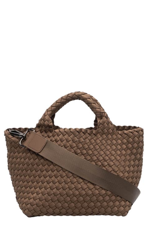 Isabel Marant Cadix Straw & Leather Tote Bag, Natural/Cognac, Women's, Handbags & Purses Tote Bags & Totes