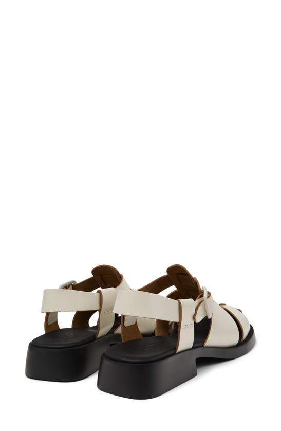 Shop Camper Dana Sandal In White Natural