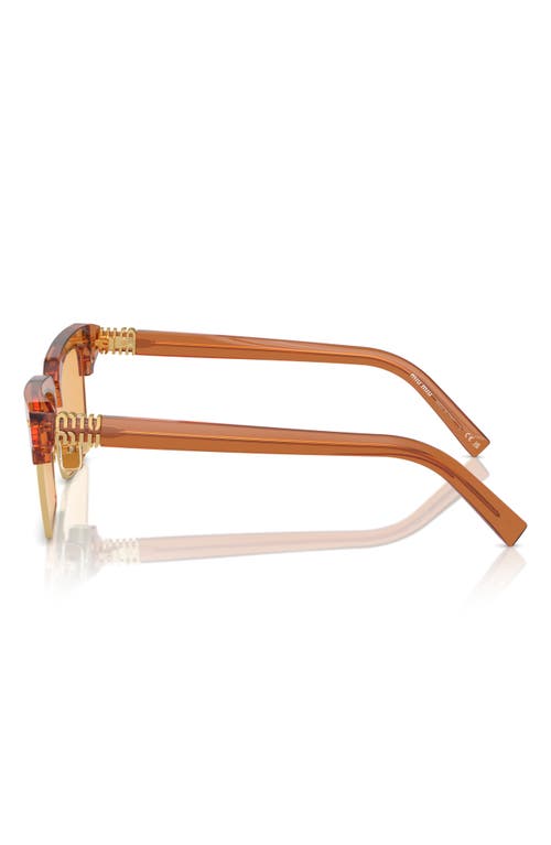 Miu Miu 54mm Square Sunglasses In Yellow