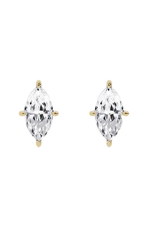 Jennifer Fisher 18K Gold Marquise Lab Created Diamond Stud Earrings in 18K Yellow Gold at Nordstrom