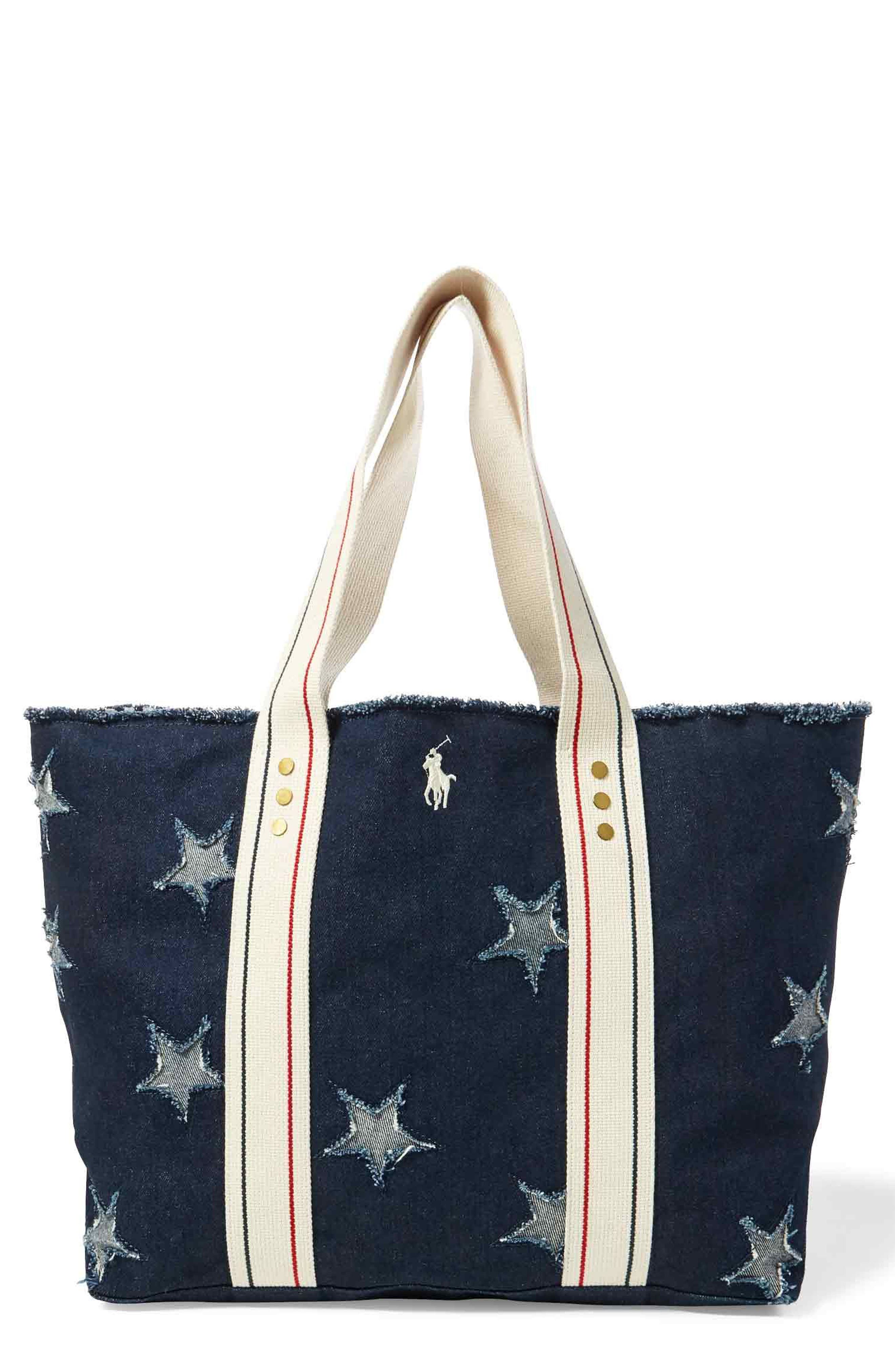 ralph lauren canvas tote