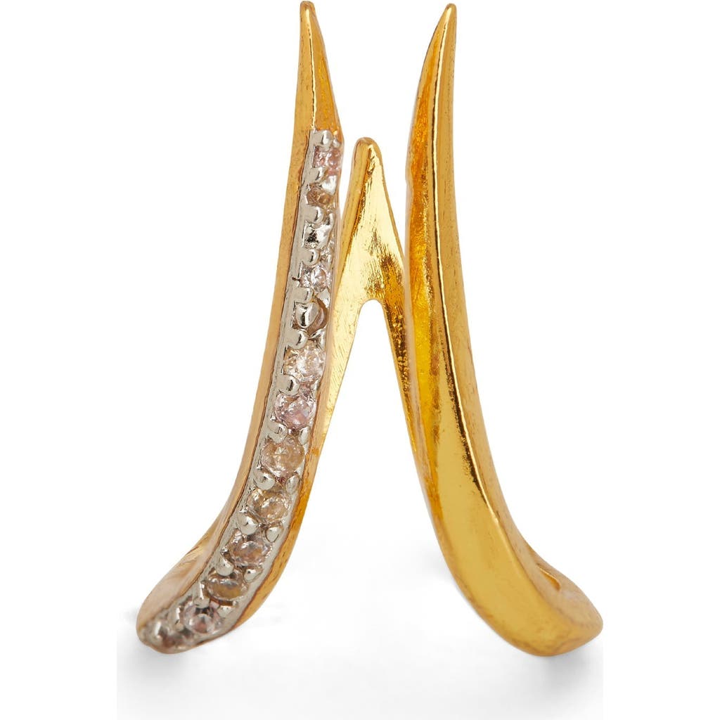 Dhwani Bhansal Sinna Ring In Gold Plated