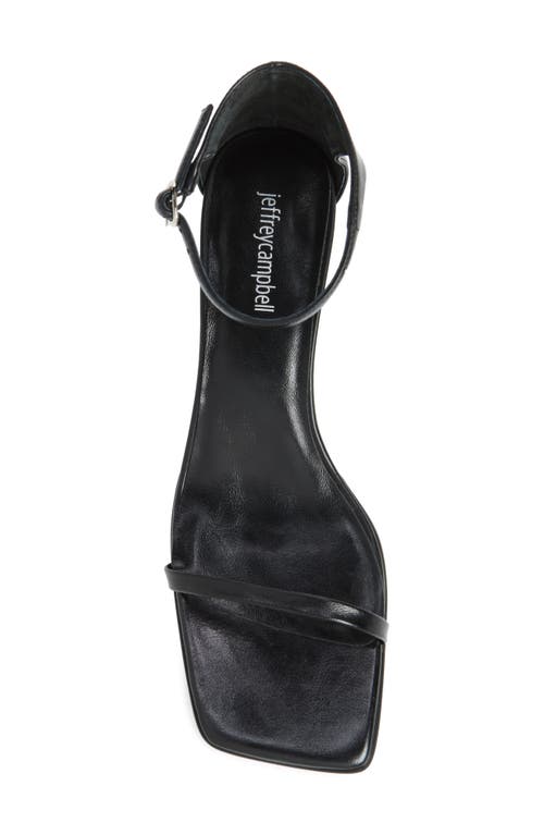 Shop Jeffrey Campbell Celina Kitten Heel Ankle Strap Sandal In Black