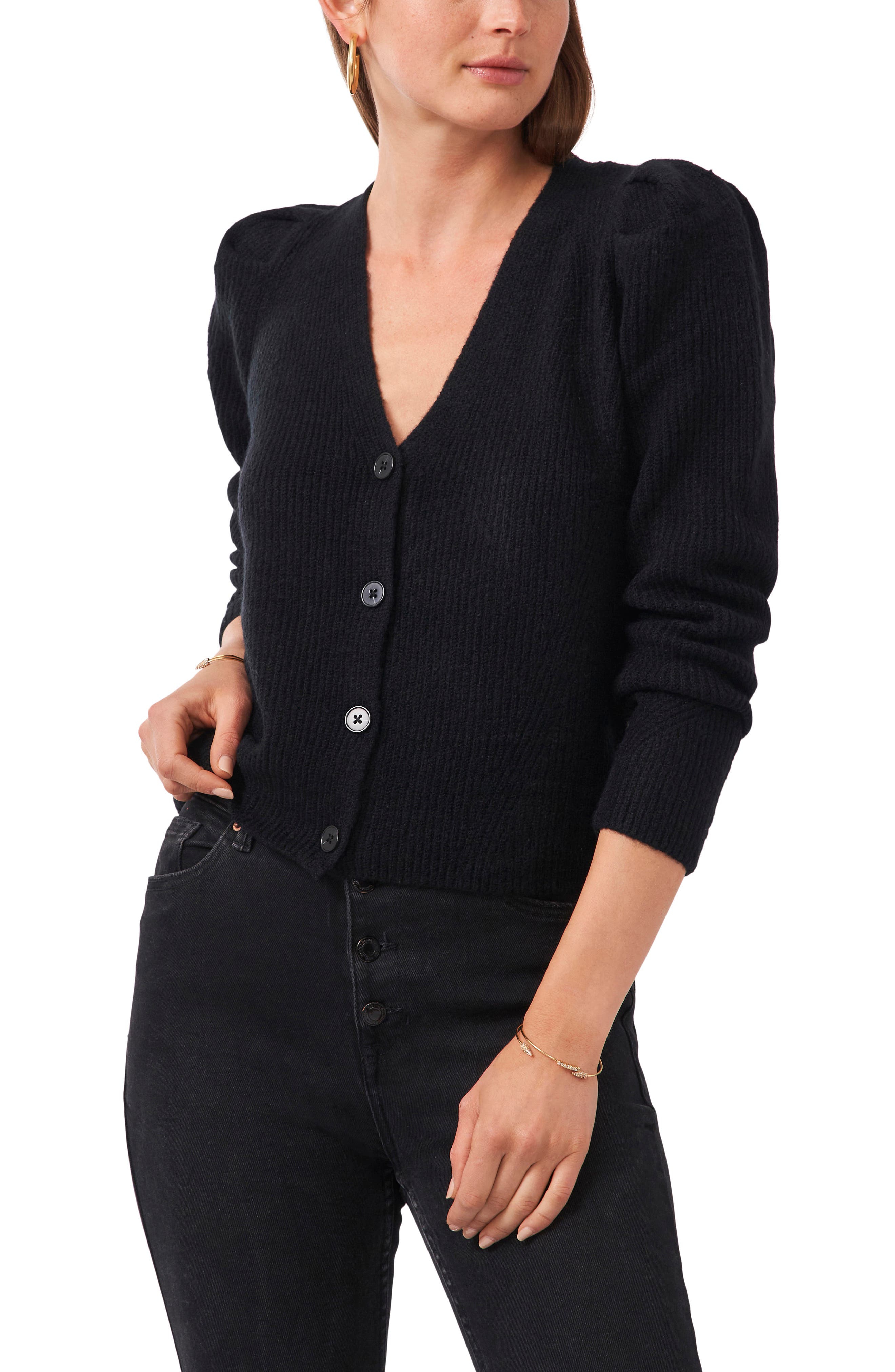 little black cardigan