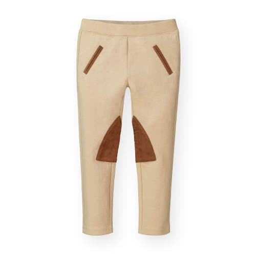 Shop Hope & Henry Girls' Ponte Riding Pant, Kids In Medium Khaki