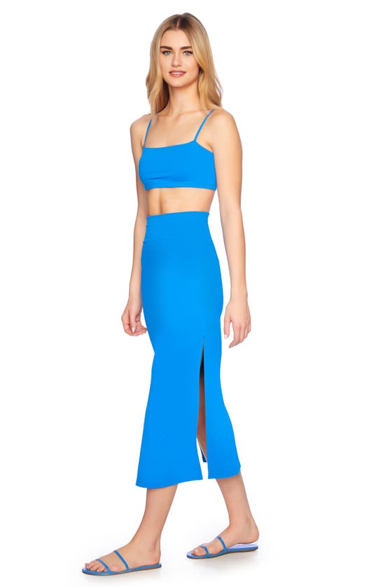 Shop Susana Monaco Crop Camisole In Cobalt