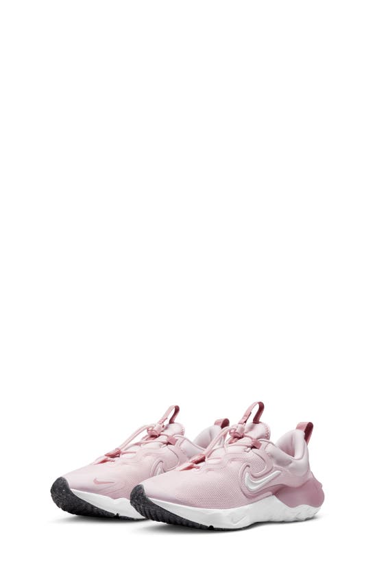 Missionær propel Kortfattet Nike Kids' Run Flow Sneaker In Pink Foam/elemental Pink/white | ModeSens