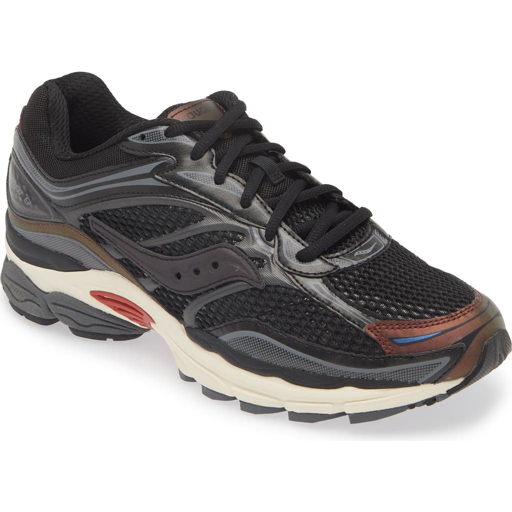 Saucony Progrid Omni 9 Sneaker In Black/brown