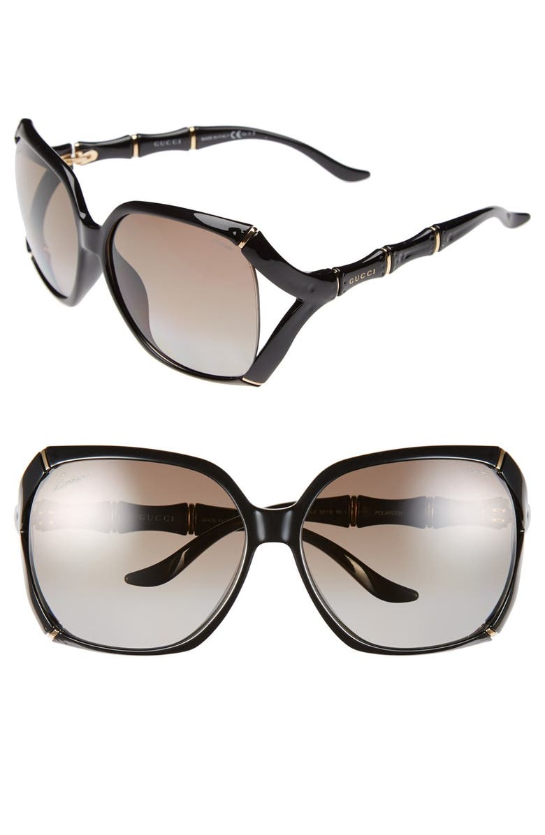 Gucci 58mm Polarized Sunglasses | Nordstrom