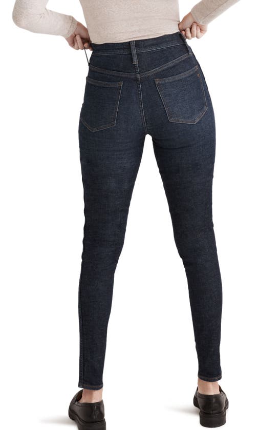 Shop Madewell High Waist Skinny Jeans In Dalesford Wash