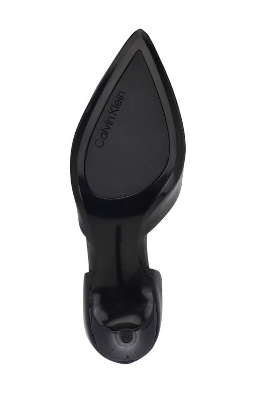 Calvin Klein Gloria D'orsay Pump In Dark Blue