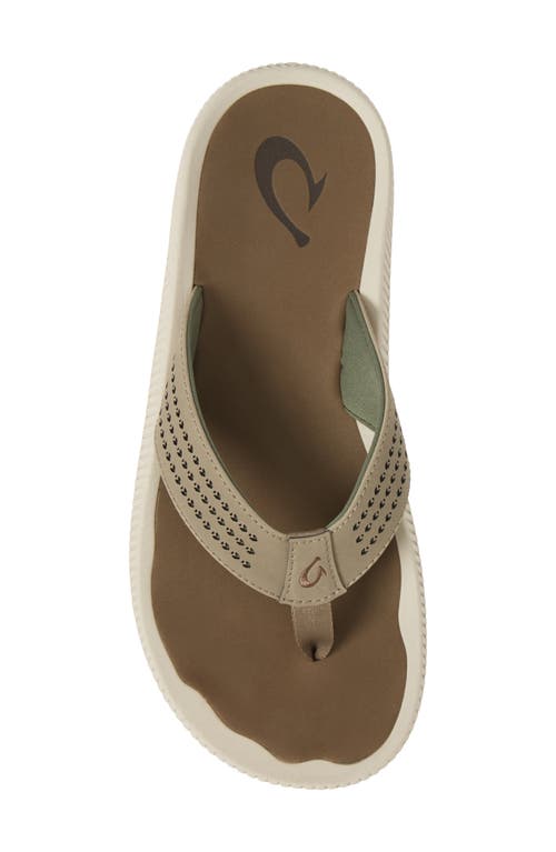 Shop Olukai Ulele Flip Flop In Clay/mustang