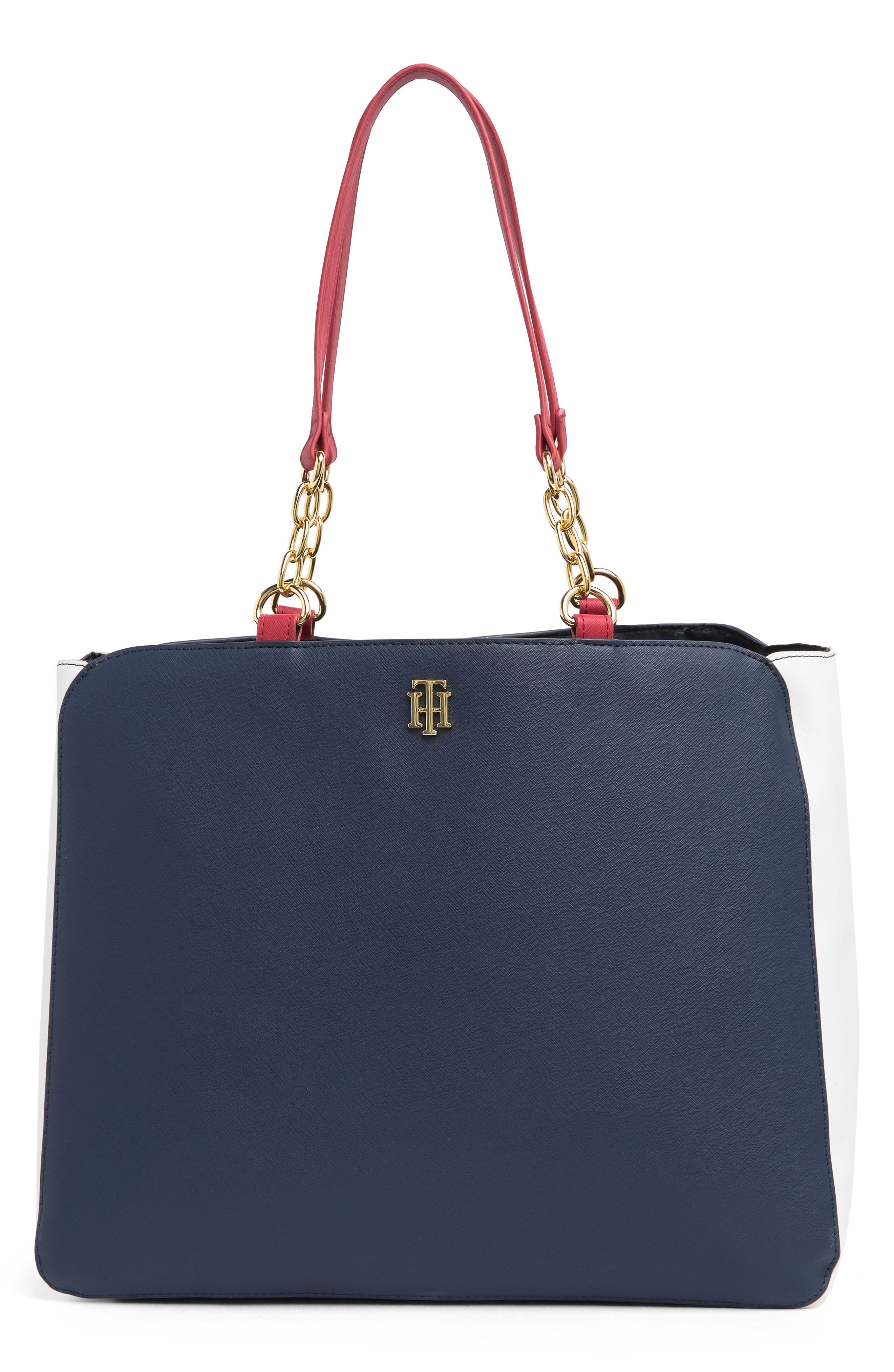 Tommy hilfiger chain tote Clearance