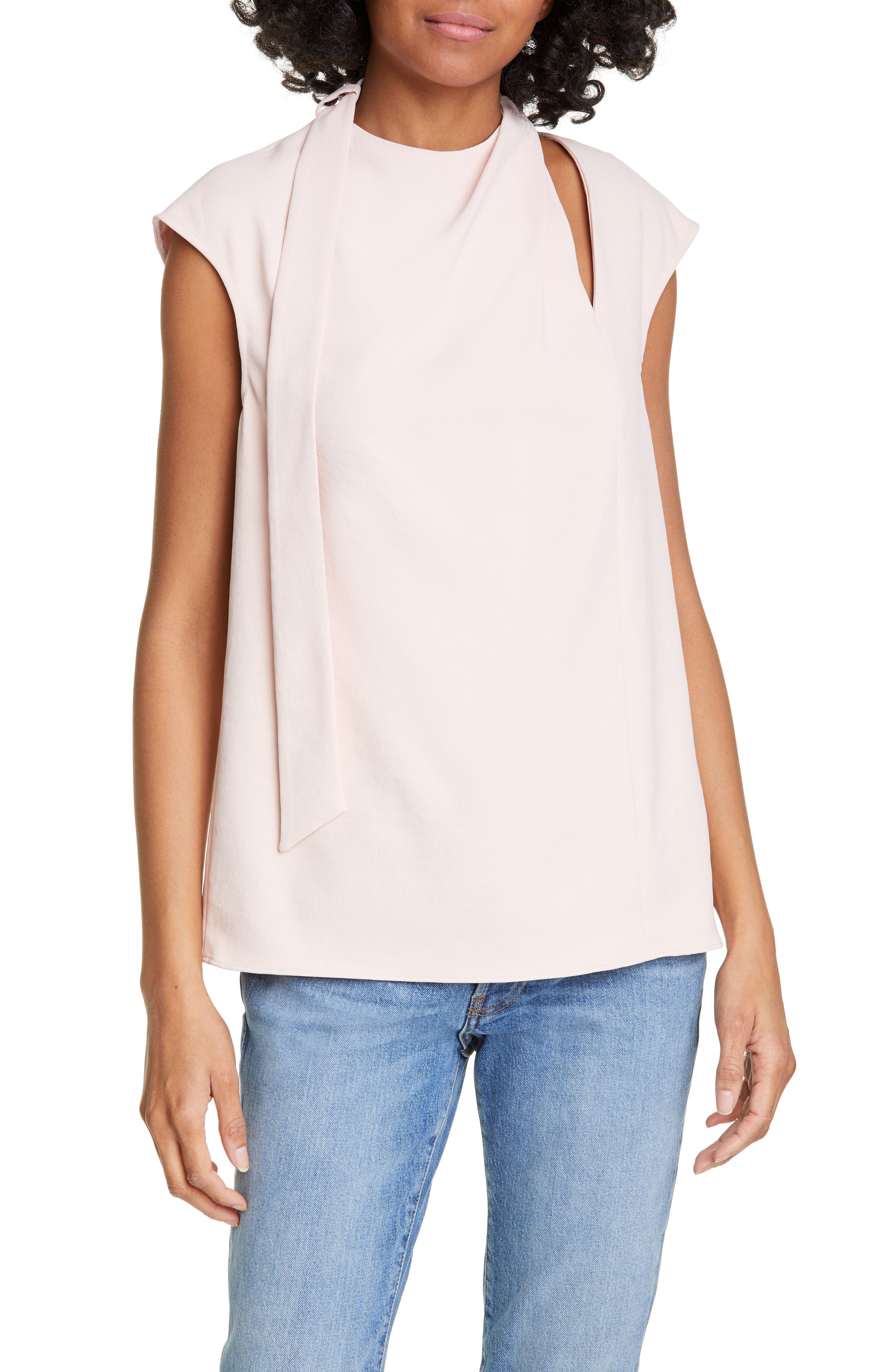 tibi chalky drape top