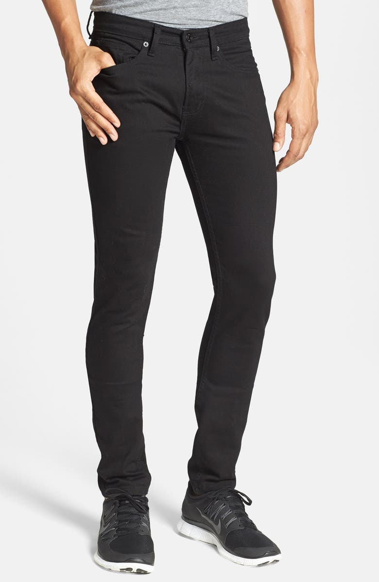 Topman Stretch Skinny Fit Jeans (Black) | Nordstrom