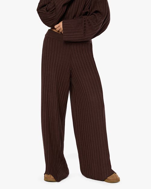 Shop Weworewhat Wide Leg Pull On Pant In Brown