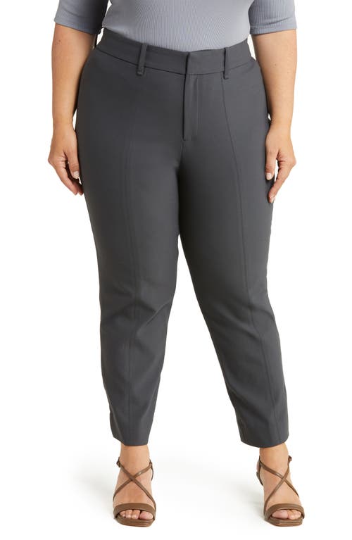 Vince High Waist Cigarette Pants in Charcoal