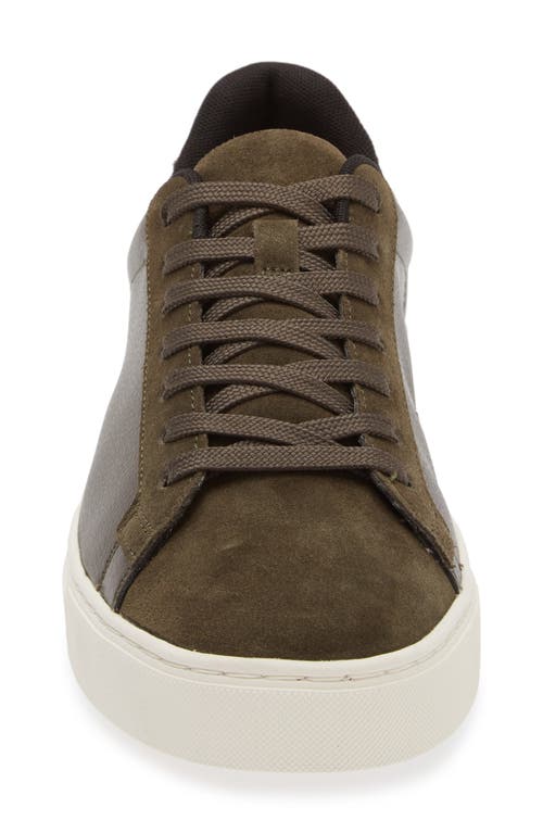 Shop Hugo Boss Boss Rhys Sneaker In Olive Green