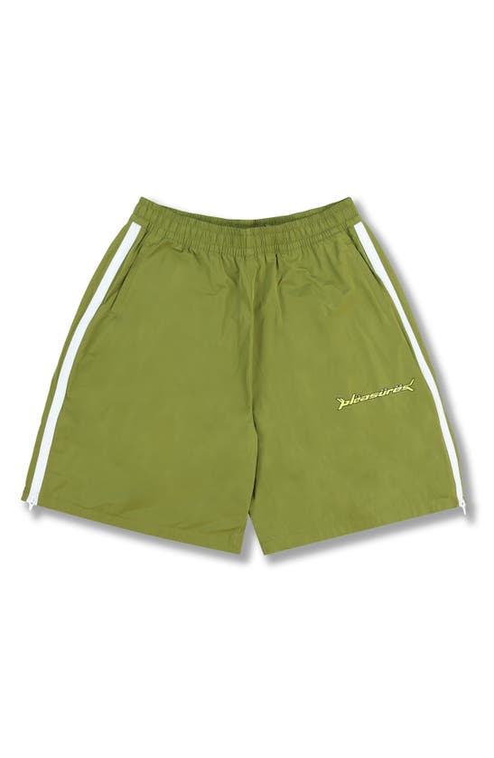 Pleasures Sport Shorts In Green