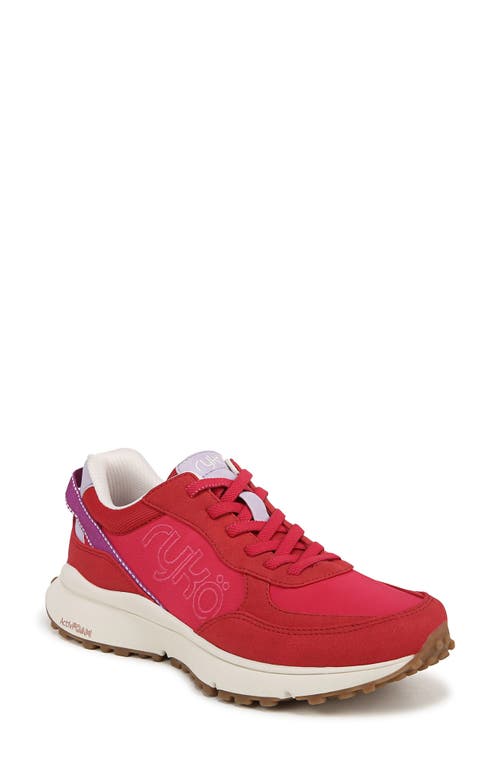 Shop Ryka Rykä Jog On Sneaker In Salsa Red