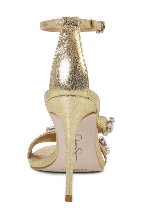 Jessica Simpson Raela Ankle Strap Sandal In Gold