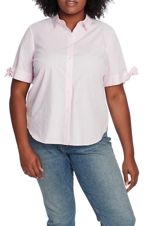 Wider Yarn Dyed Stripe Shirt (Plus Size)