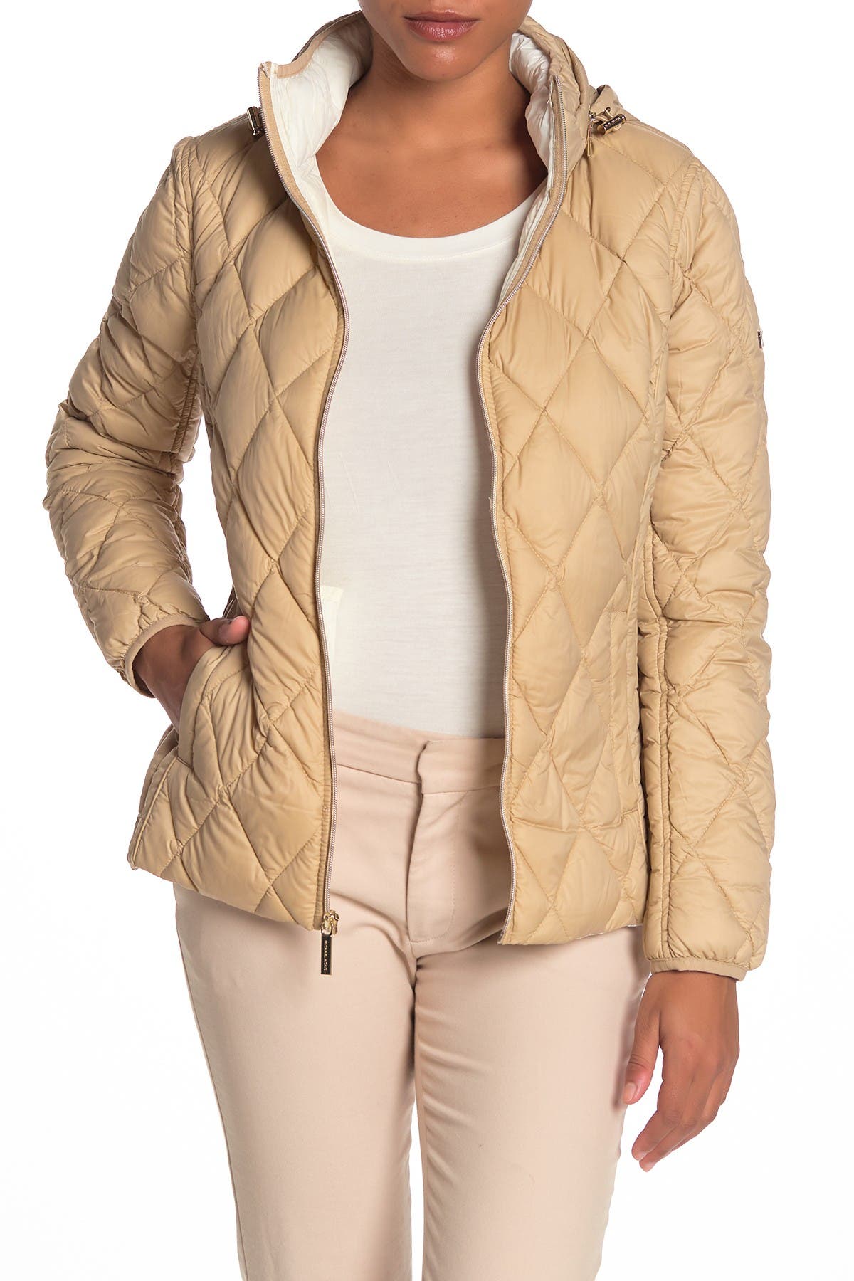 michael kors diamond quilted jacket