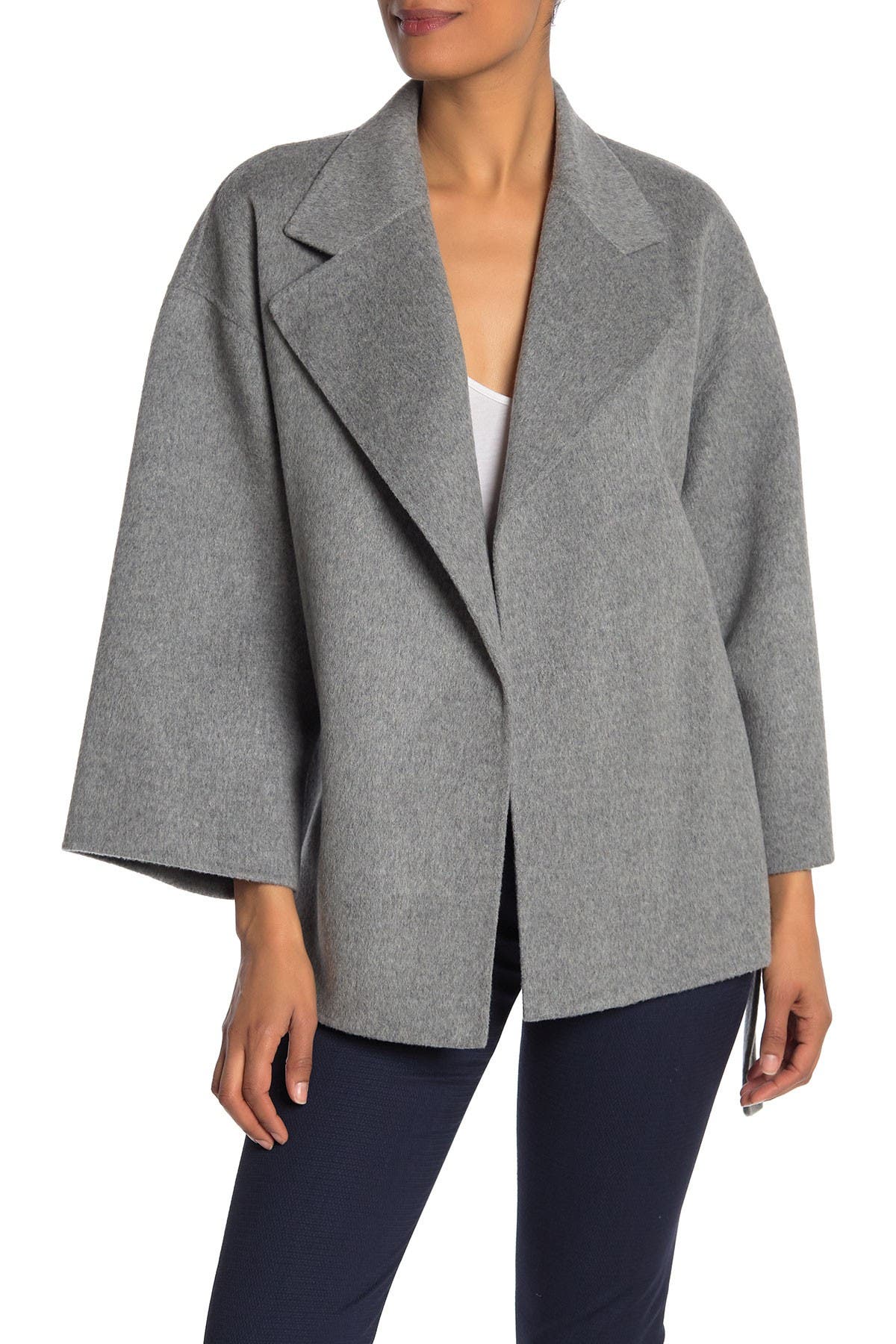 theory wool cashmere robe jacket