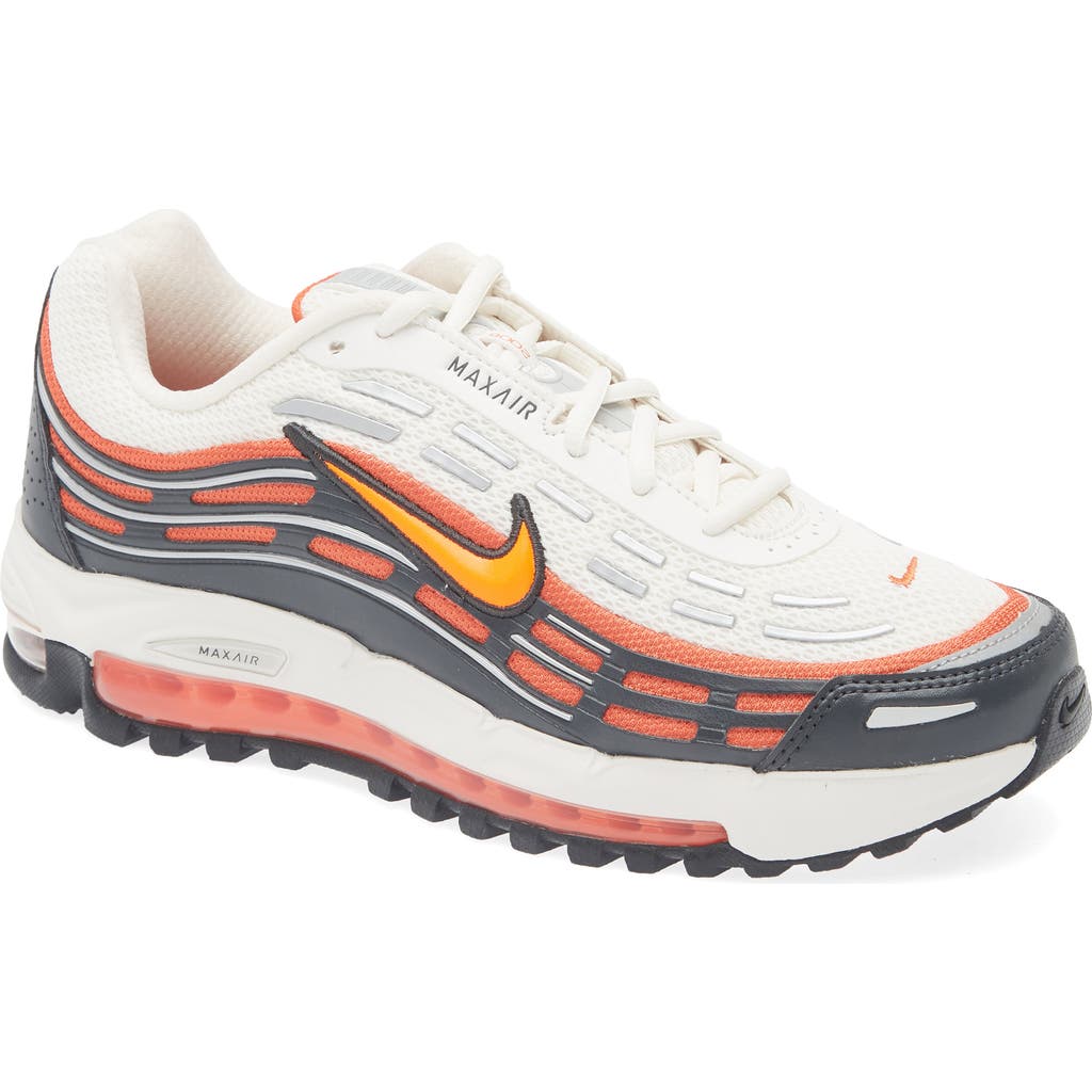 Nike Air Max Tl 2.5 Rubber-trimmed Leather And Mesh Sneakers In Phantom/orange/dark Smoke