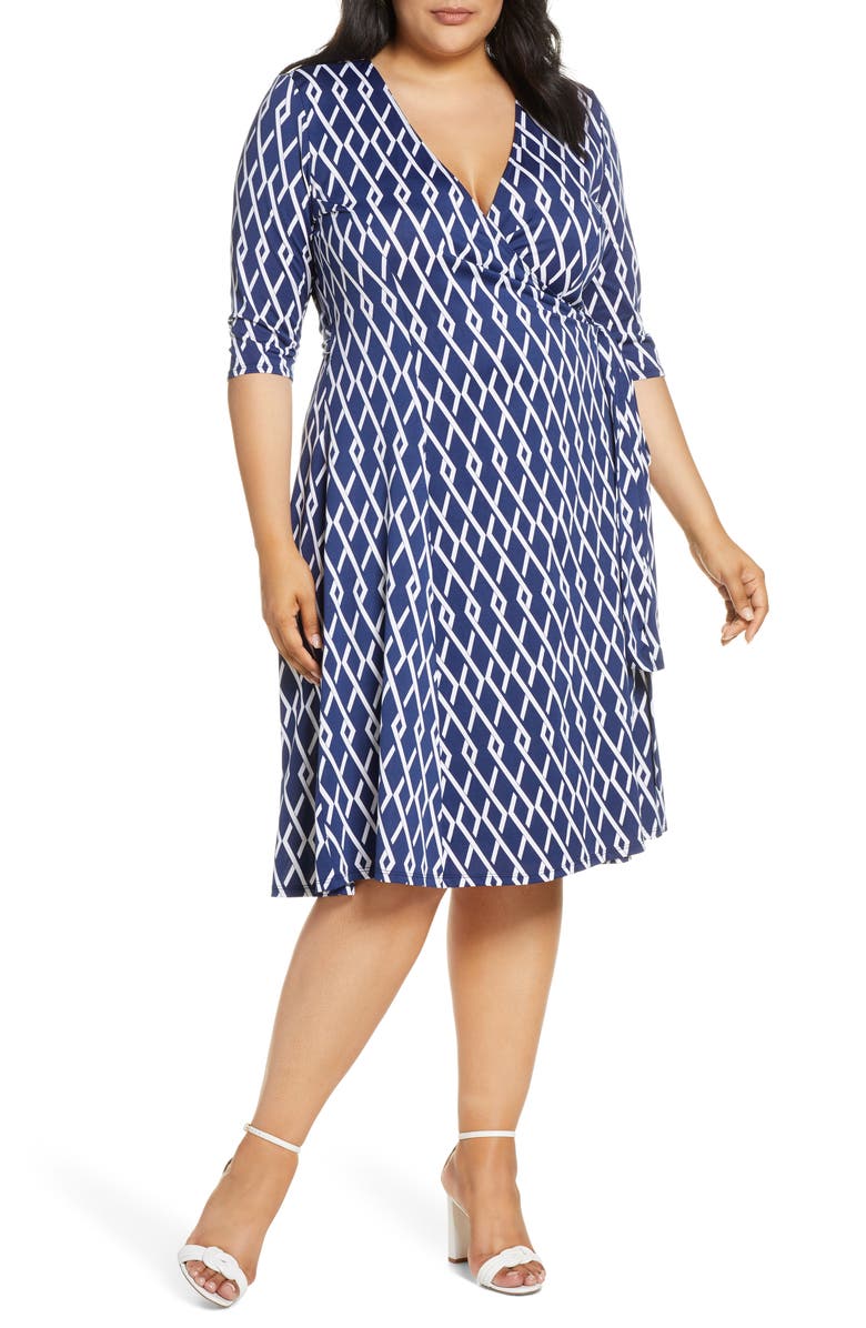 Kiyonna Essential Wrap Dress (Plus Size) | Nordstrom