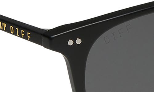 Diff Brody Xl 51mm Square Sunglasses In Matte Black