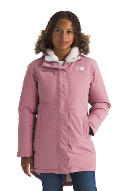 Shop The North Face Kids' Arctic Waterproof 600-fill Power Down Parka In Mauve