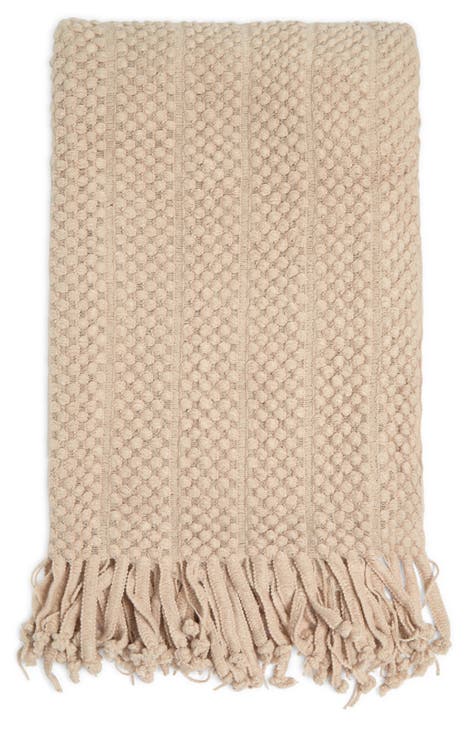 Willow Poppy Road Knit Throw Blanket