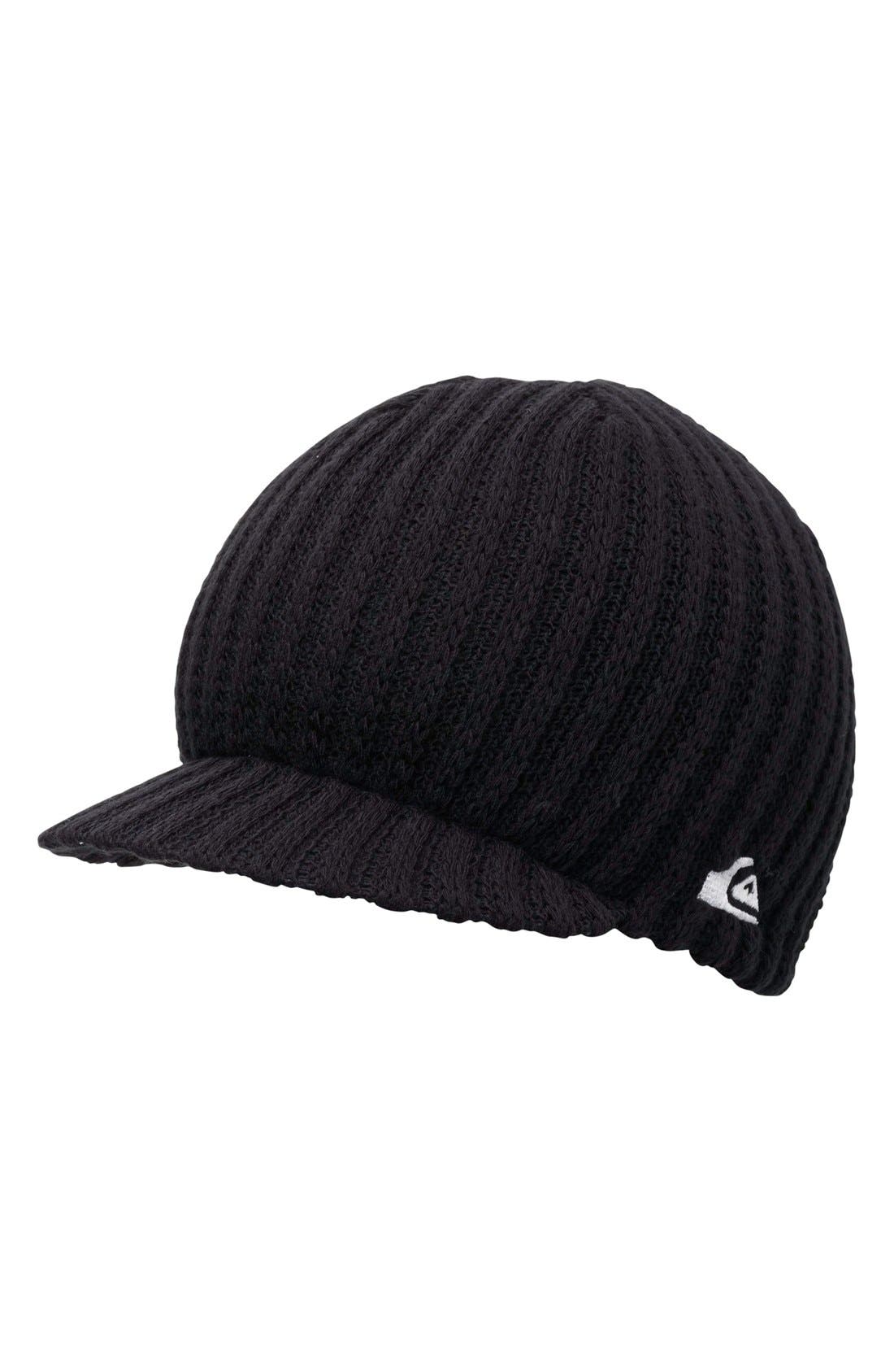 quiksilver beanie with bill