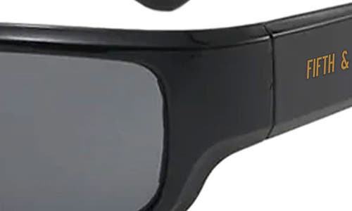 FIFTH & NINTH FIFTH & NINTH REMI SPORTY 61MM POLARIZED RECTANGULAR SUNGLASSES 