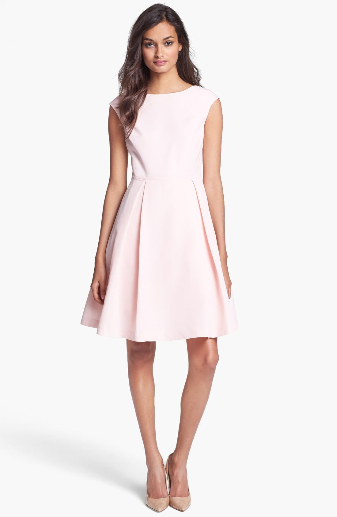 Ted Baker London Pleated Fit & Flare Dress | Nordstrom