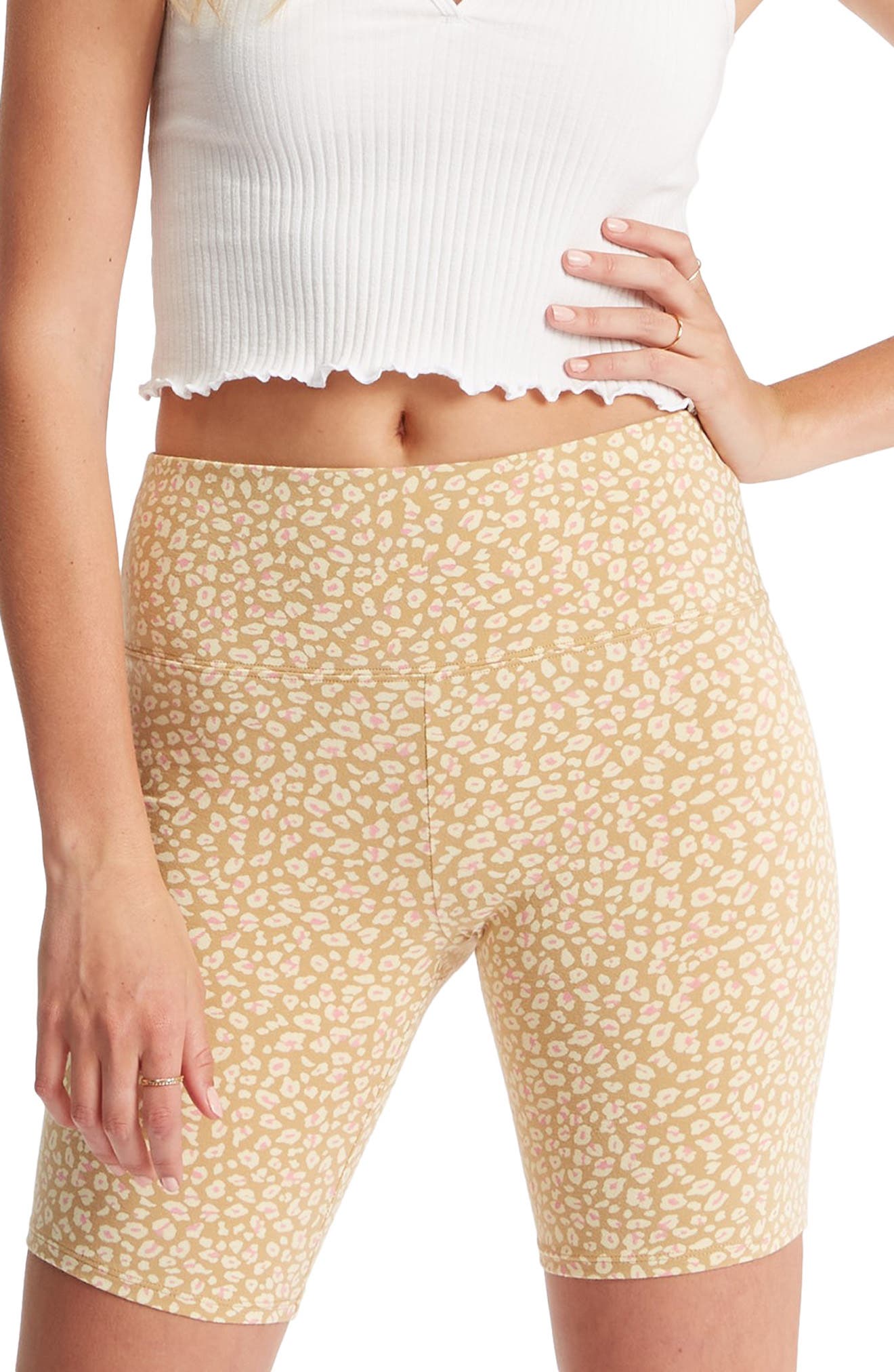 Billabong Women's Biker Babe Shorts, Medium, Sunset Gold