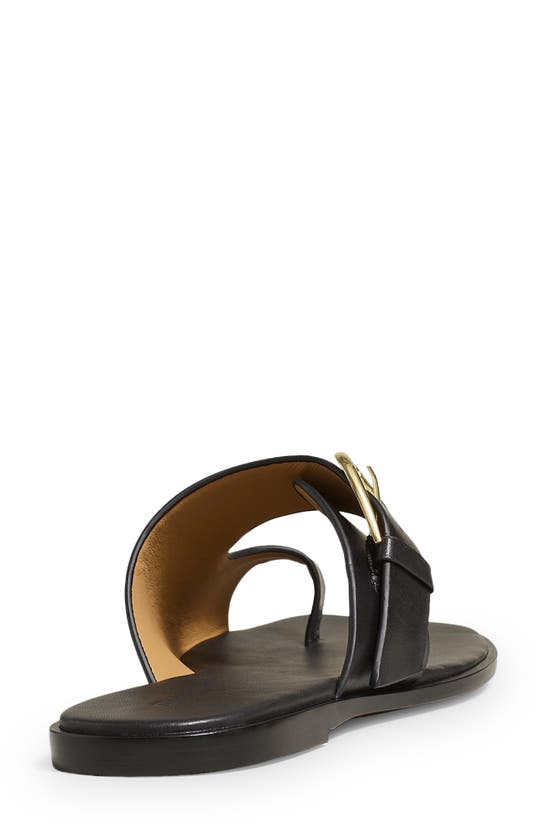 Madewell Pietro Pasha Toe Loop Sandal In True Black