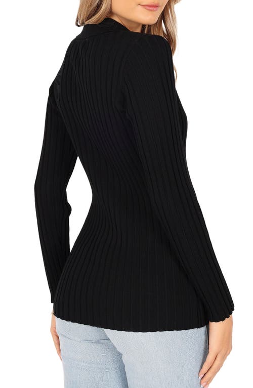 Petal And Pup Petal & Pup Samara Rib Cardigan In Black