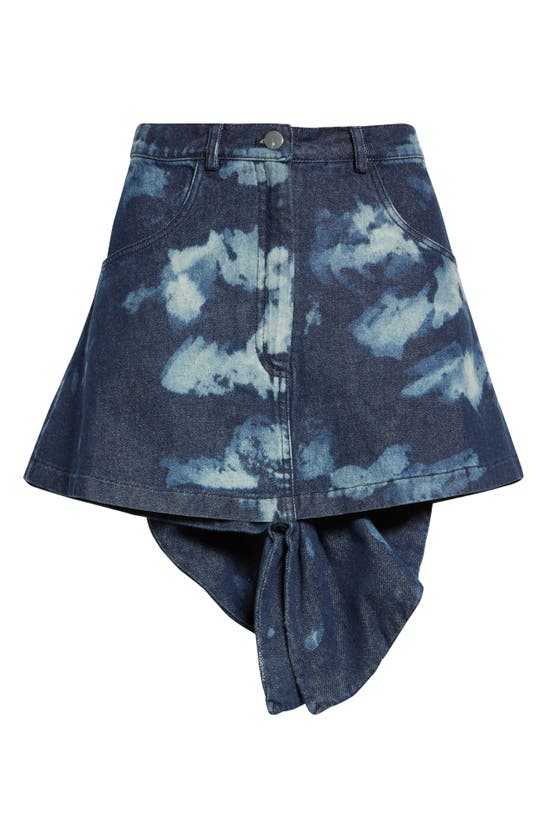 Shop Oríré Bubi Denim Miniskirt In Blue