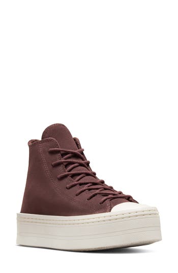 Shop Converse Chuck Taylor® All Star® Modern Lift High Top Platform Sneaker In Eternal Earth/egret