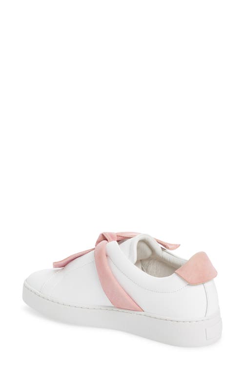 Alexandre Birman Clarita Bow Sneaker In Pink/white