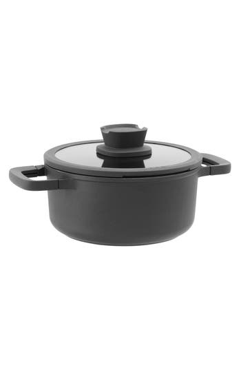 Berghoff Leo Stone Nonstick 2.9-quart Covered Casserole Dish In Black