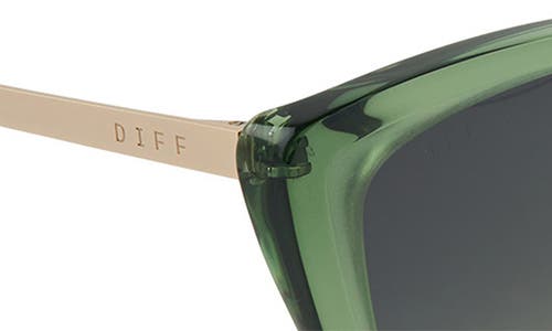 Shop Diff Becky Ii 56mm Cat Eye Sunglasses In Sage Crystal/g15