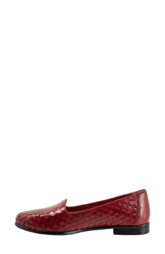 Trotters Liz Slip-on Loafer In Red Calfsk