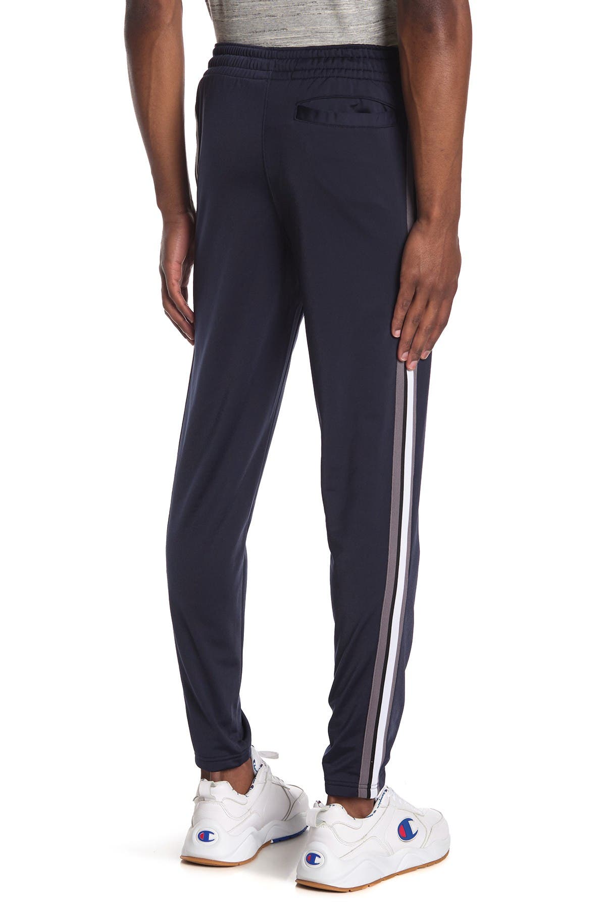 Champion Side Stripe Track Pants In Navy6 ModeSens
